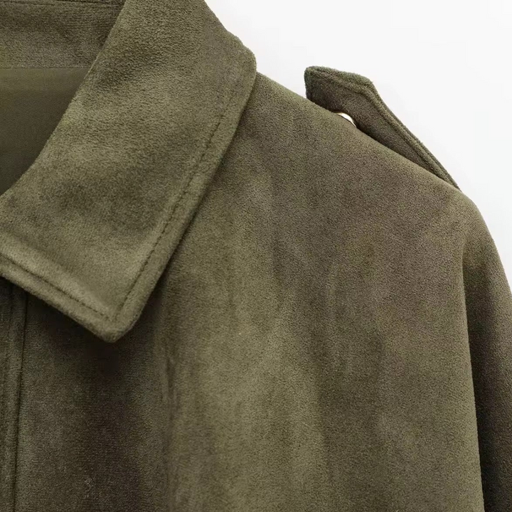 Agnès Paris | VESTE EN FAUX SUÈDE