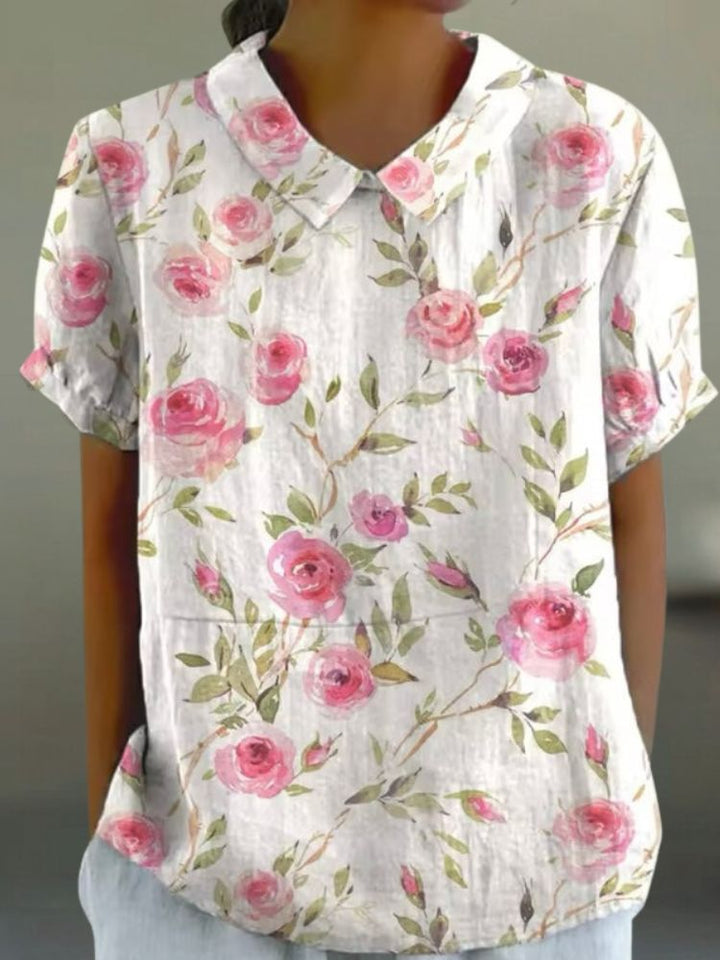 Agnès Paris | Blouse Fleurie Élégante