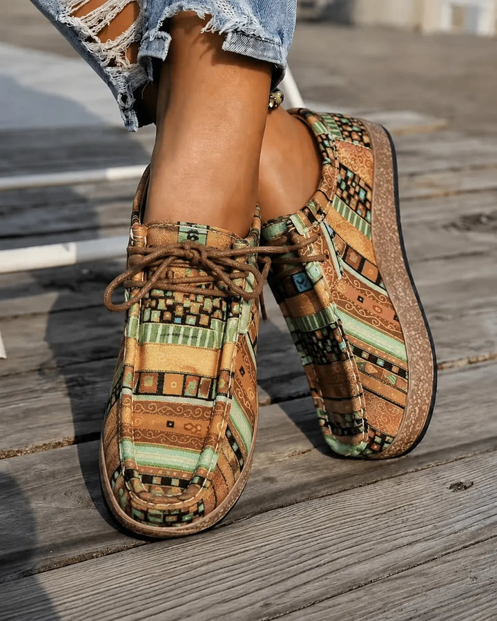 Agnès Paris | Mocassins Bohèmes Lacés Léa
