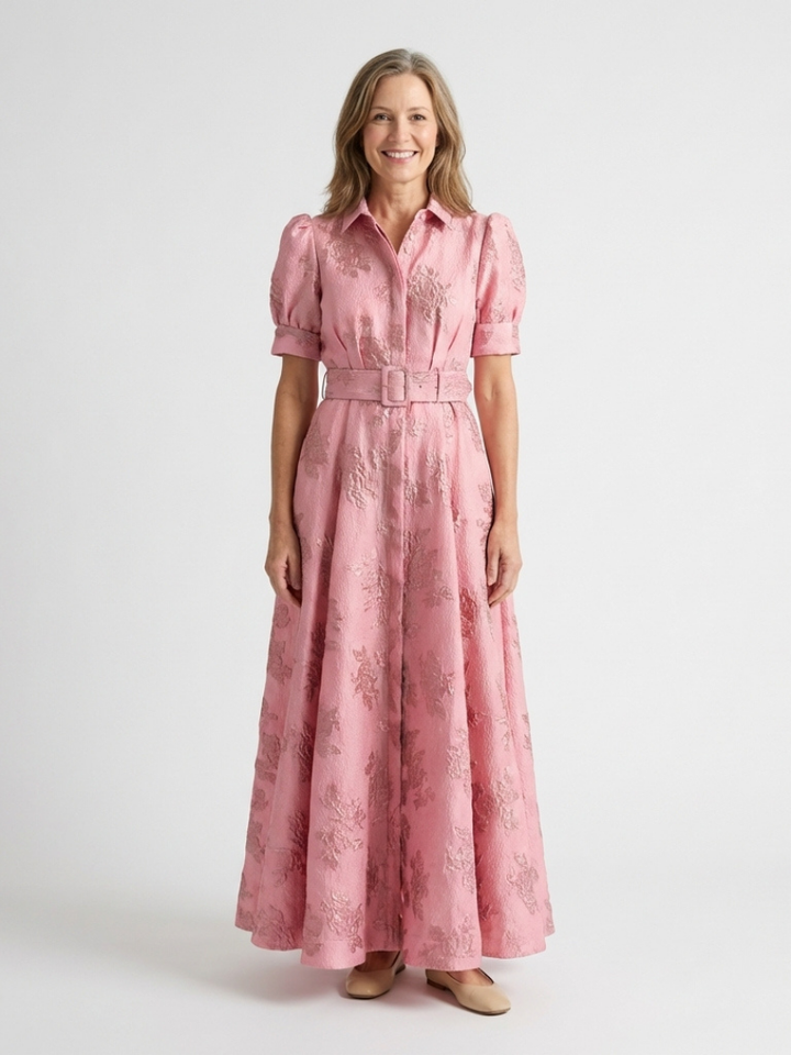 Agnès Paris | Robe chemise maxi florale Xanthea