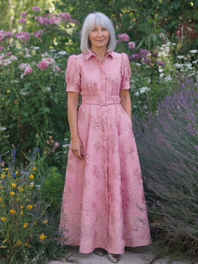 Agnès Paris | Robe chemise maxi florale Xanthea