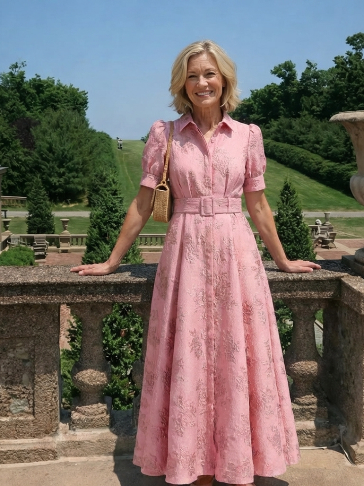 Agnès Paris | Robe chemise maxi florale Xanthea