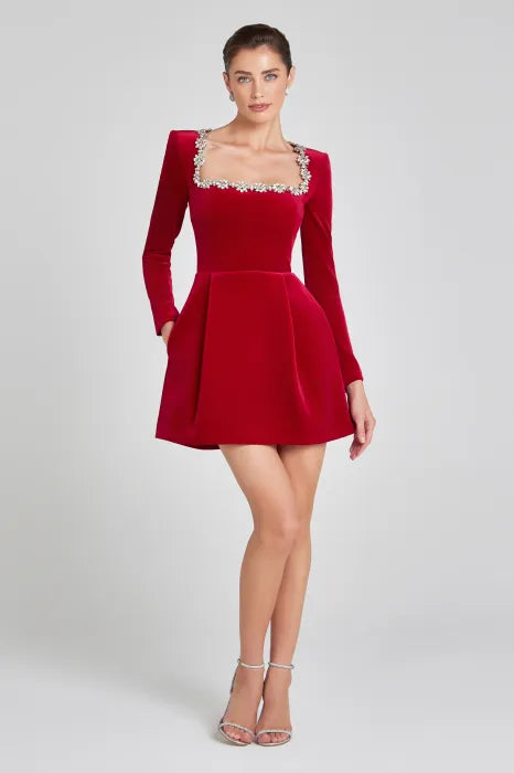 Agnès Paris | ROBE MINI EN VELOURS