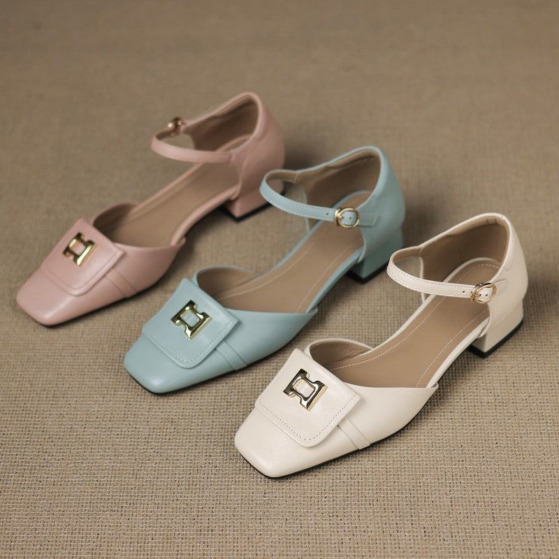 Agnès Paris | Babies à Boucle en Cuir Florence