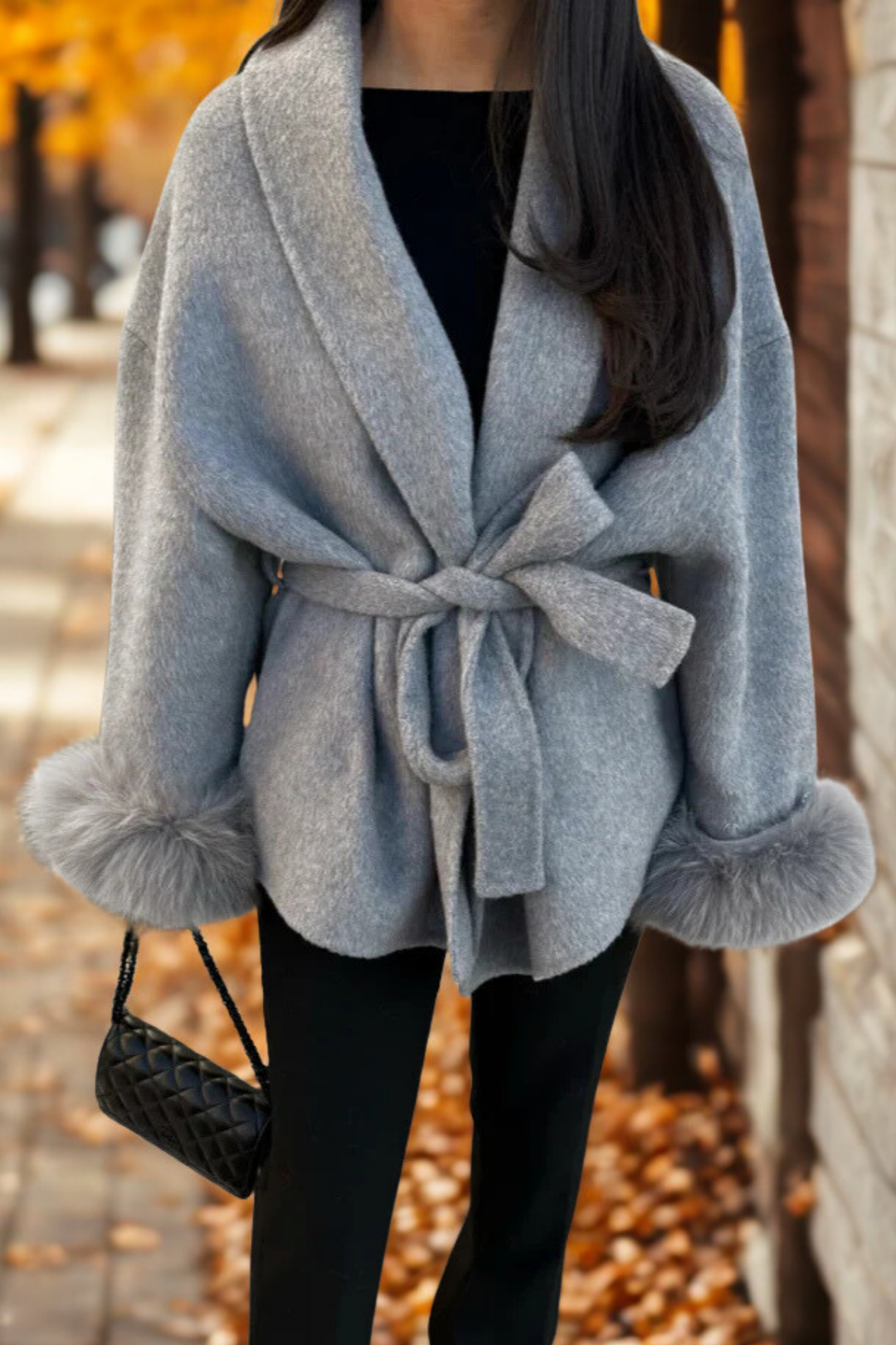 Agnès Paris | MANTEAU FOURRURE MANCHE