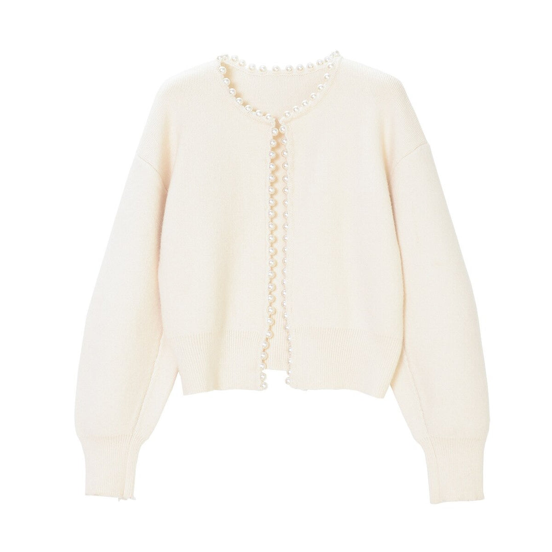 Agnès Paris | Cardigan Bordure Perles Manon