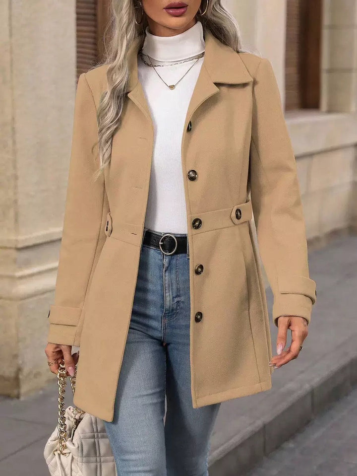 Agnès Paris | Manteau Ceinturé Élégant Christine