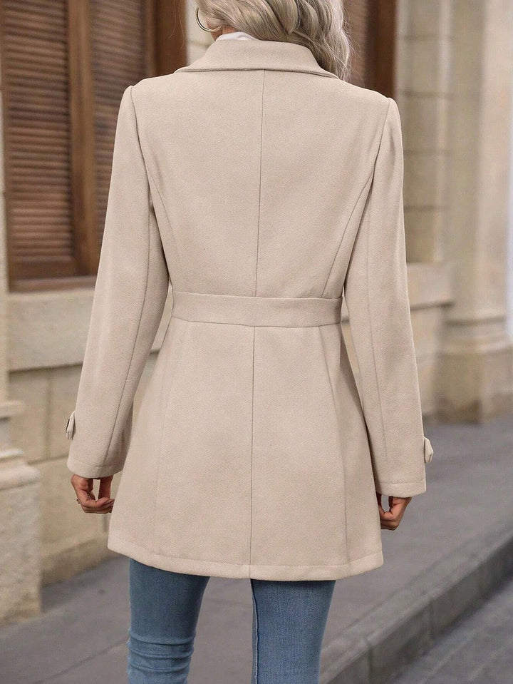 Agnès Paris | Manteau Ceinturé Élégant Christine
