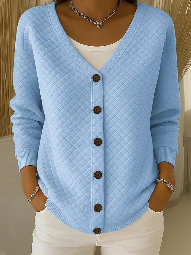 Agnès Paris | Cardigan Matelassé Col V Charlotte