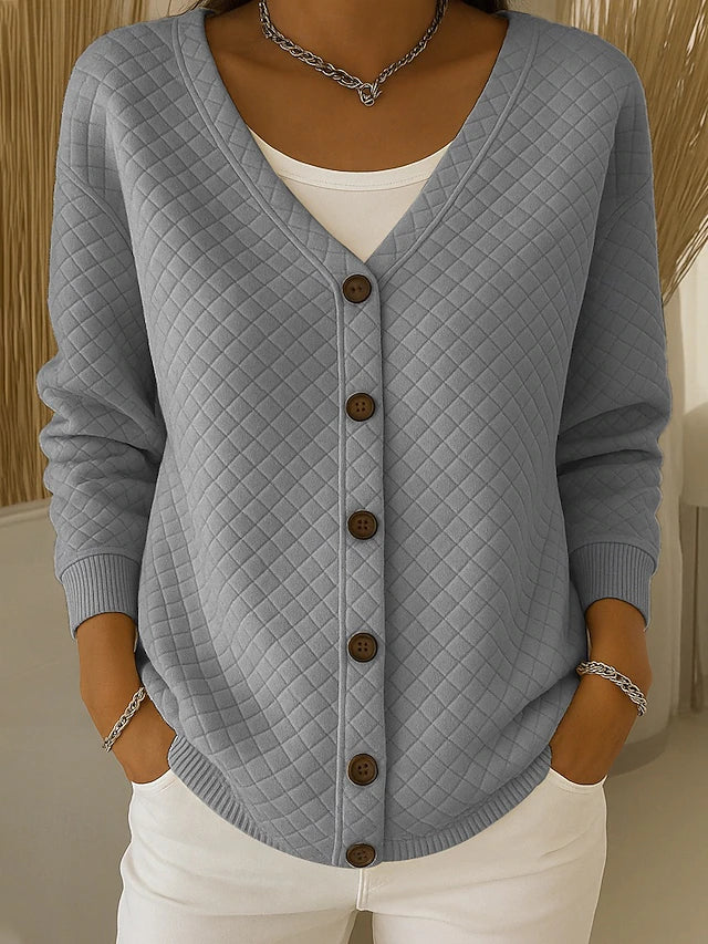 Agnès Paris | Cardigan Matelassé Col V Charlotte