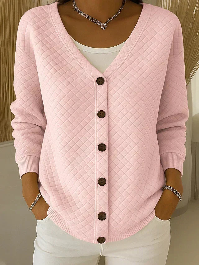 Agnès Paris | Cardigan Matelassé Col V Charlotte