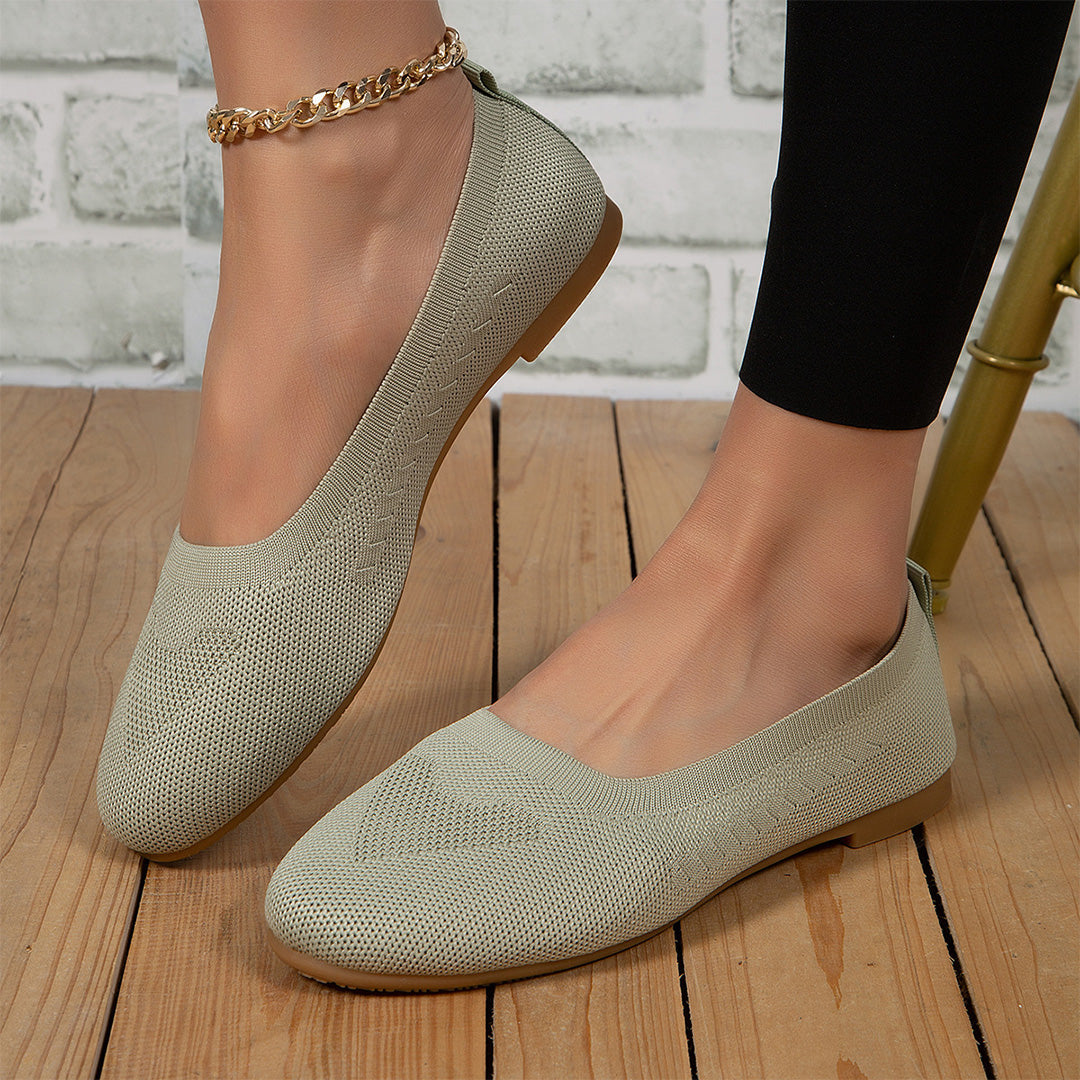 Agnès Paris | Ballerines Souples en Maille Brigitte