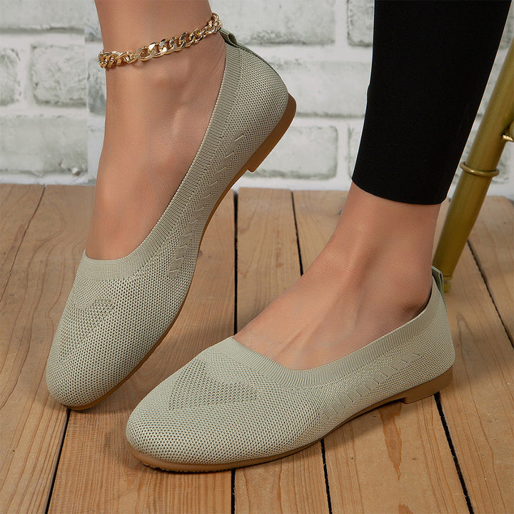 Agnès Paris | Ballerines Souples en Maille Brigitte