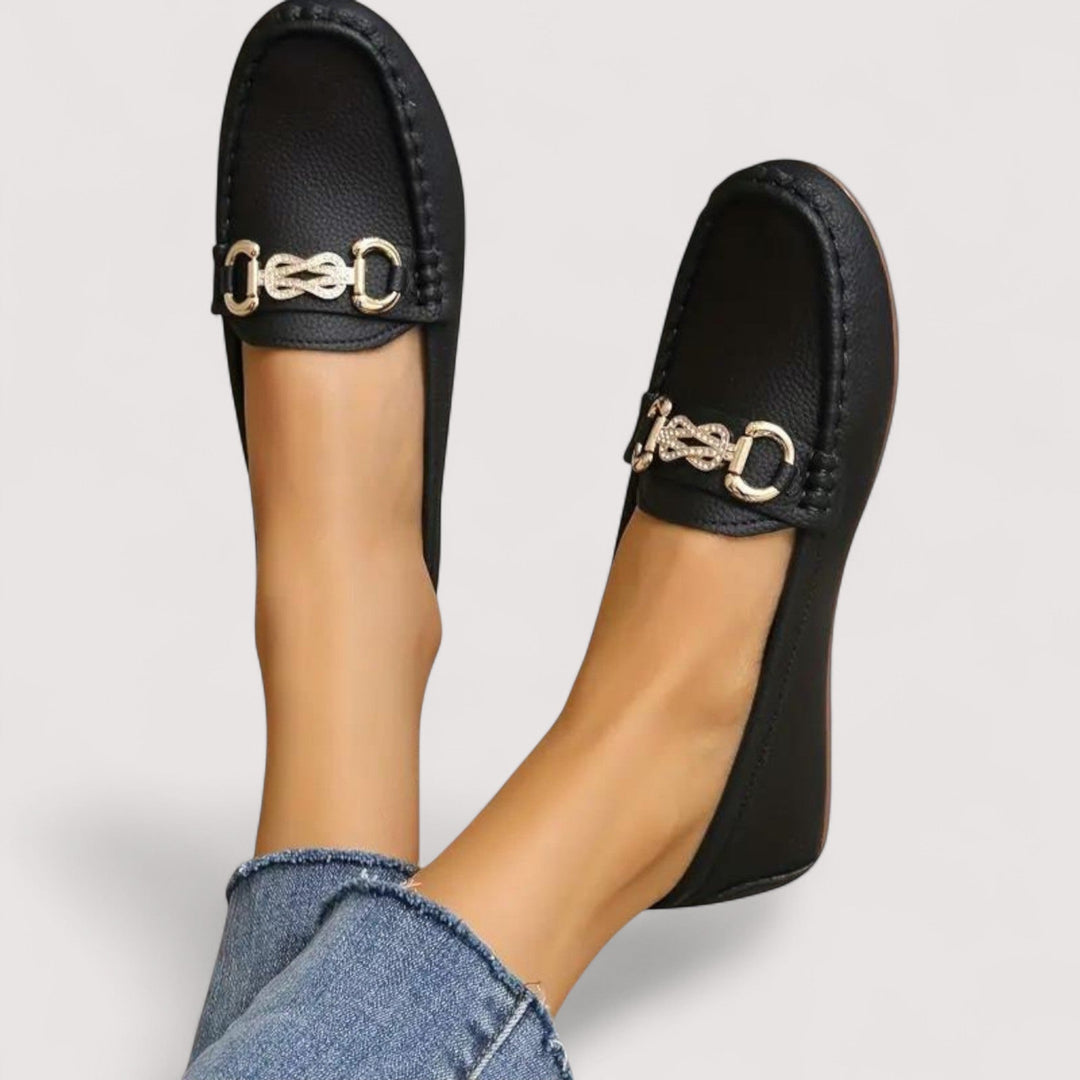 Agnès Paris | Mocassins Souples Mors Doré Chloé