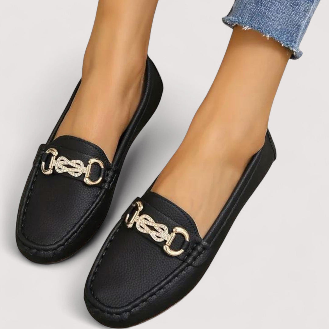 Agnès Paris | Mocassins Souples Mors Doré Chloé