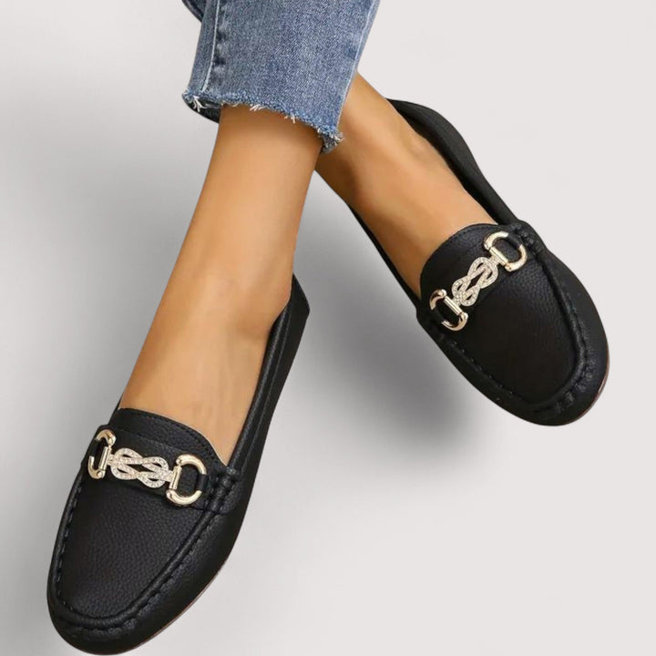 Agnès Paris | Mocassins Souples Mors Doré Chloé