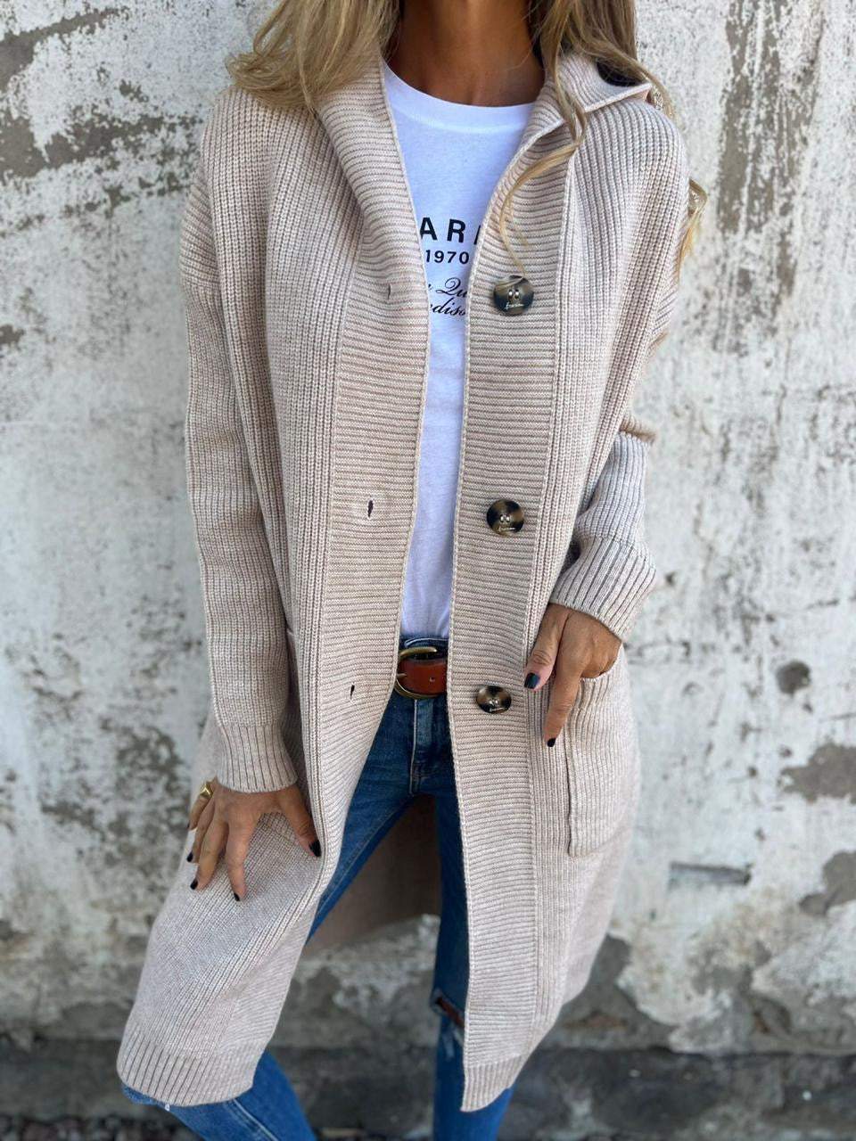 Agnès Paris | Cardigan Long Boutonné Isabelle