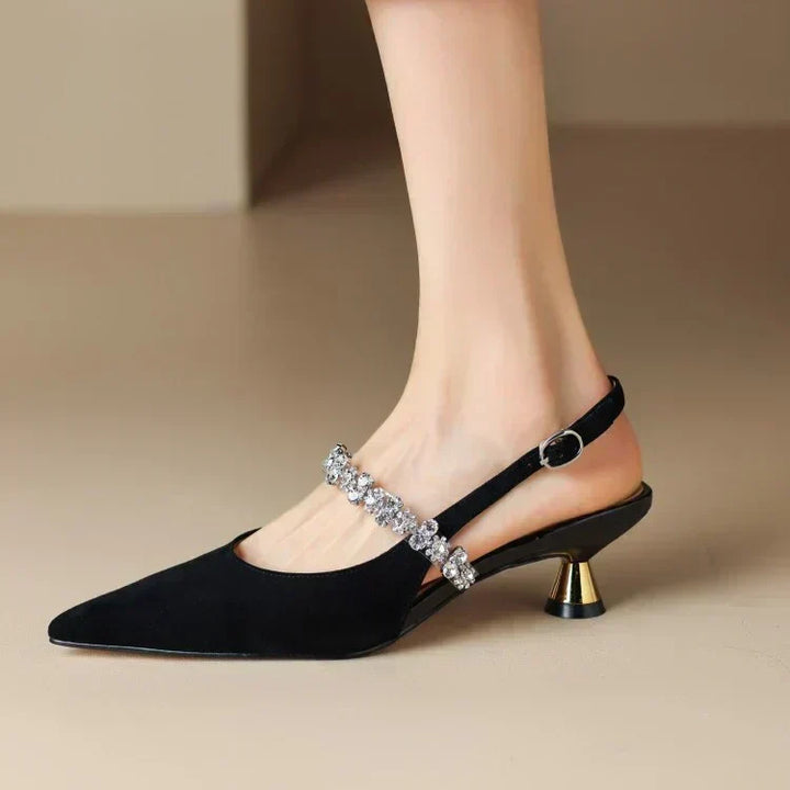 Agnès Paris | Escarpins Slingback Cristal Pauline