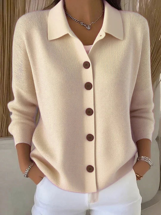 Agnès Paris | Cardigan Col Polo Boutonné Isabelle