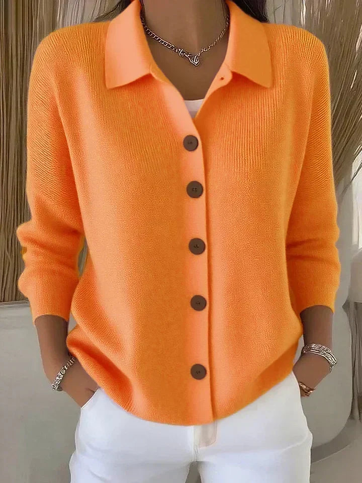 Agnès Paris | Cardigan Col Polo Boutonné Isabelle