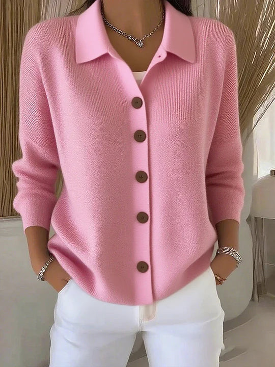 Agnès Paris | Cardigan Col Polo Boutonné Isabelle