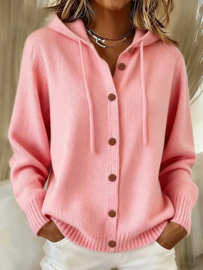 Agnès Paris | Gilet à Capuche Douillet Claire