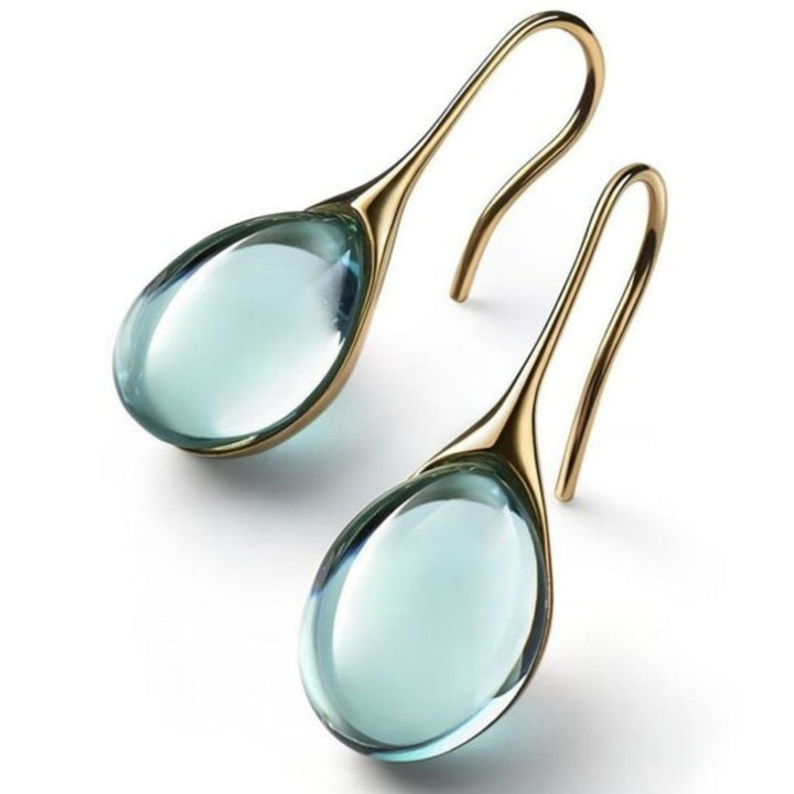 Agnès Paris | BOUCLES D’OREILLES EN CRISTAL D’OR ET D’ARGENT