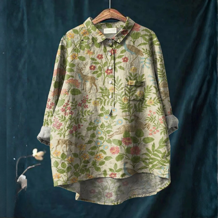 Agnès Paris | Chemise Élégante à Motif Béatrice