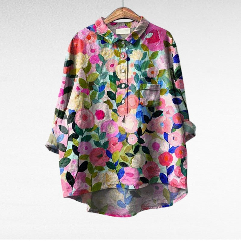 Agnès Paris | Chemise Élégante à Motif Émilie