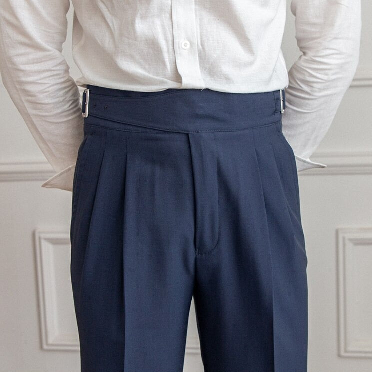 Agnès Paris | Pantalon fluide taille haute élégant