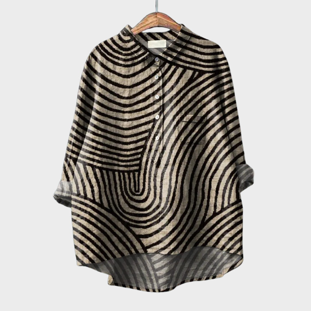 Agnès Paris | Chemise Élégante à Motif Émilie