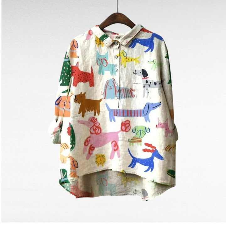 Agnès Paris | Chemise Élégante à Motif Émilie