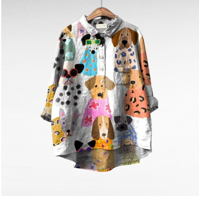 Agnès Paris | Chemise Élégante à Motif Émilie
