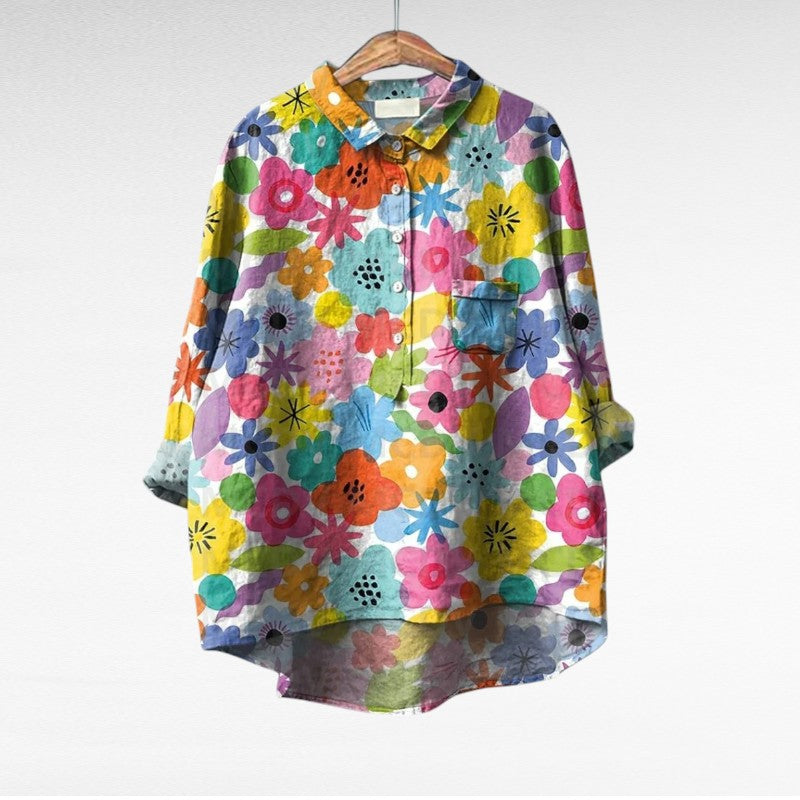 Agnès Paris | Chemise Élégante à Motif Émilie