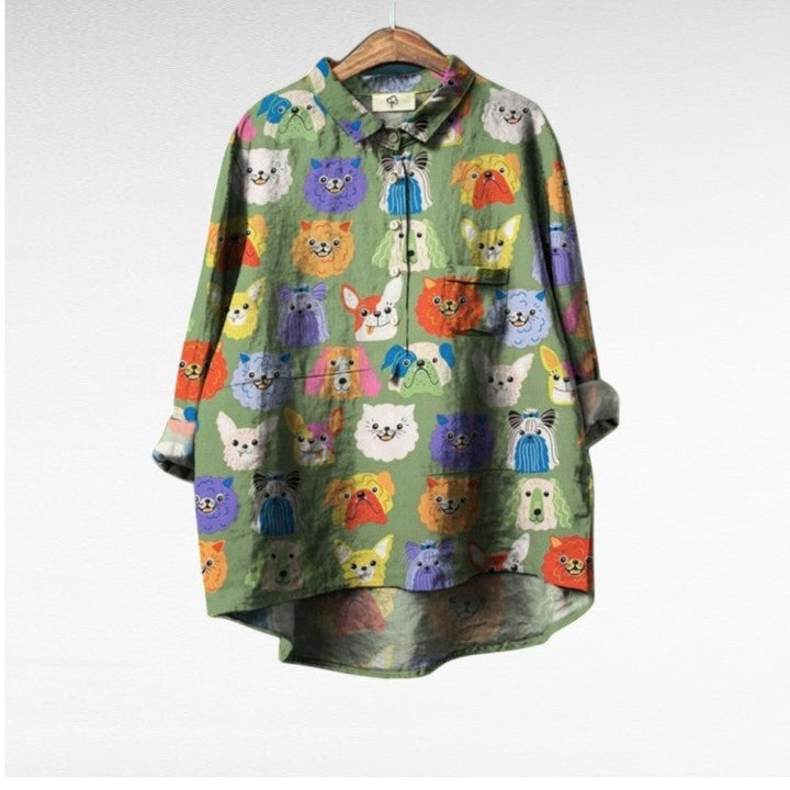 Agnès Paris | Chemise Élégante à Motif Émilie