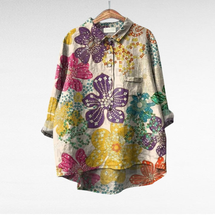 Agnès Paris | Chemise Élégante à Motif Émilie