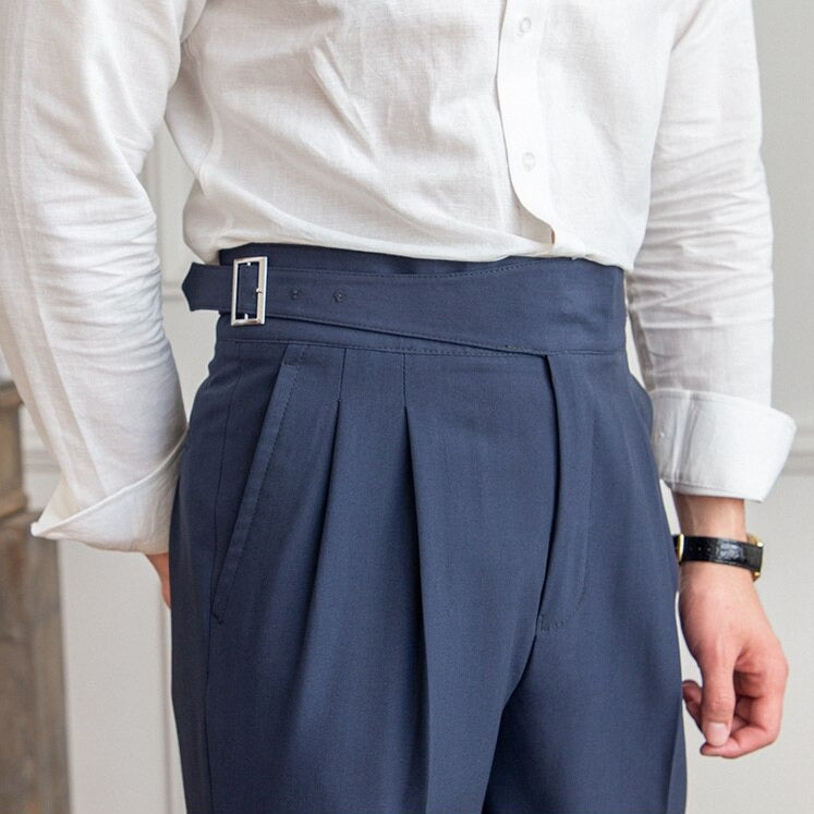 Agnès Paris | Pantalon fluide taille haute élégant