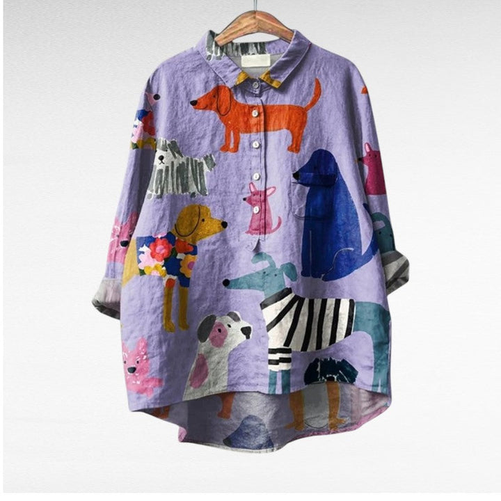 Agnès Paris | Chemise Élégante à Motif Émilie