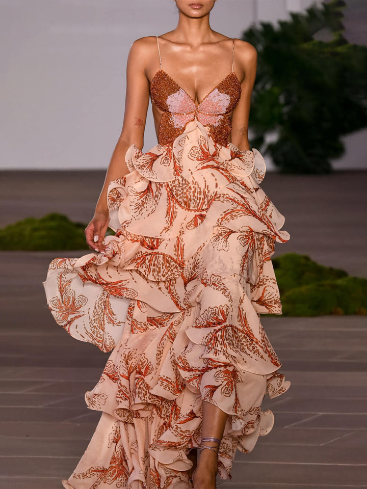 Agnès Paris | Robe Maxi Papillon Signature
