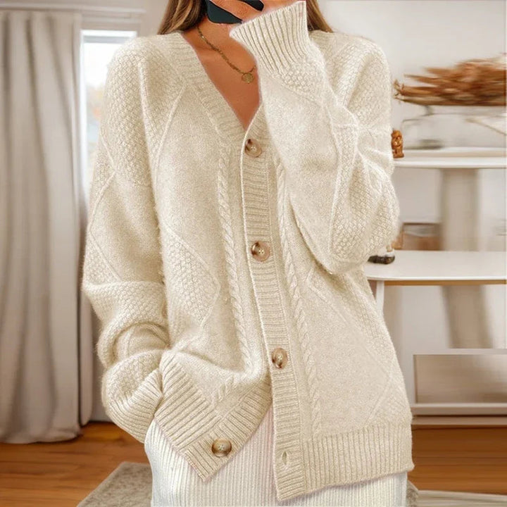 Agnès Paris | Cardigan Torsades Col V Mathilde