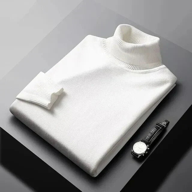 Agnès Paris | PULL EN MAILLE À COL ROULÉ POUR HOMME