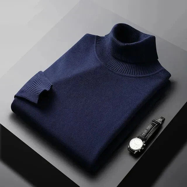 Agnès Paris | PULL EN MAILLE À COL ROULÉ POUR HOMME