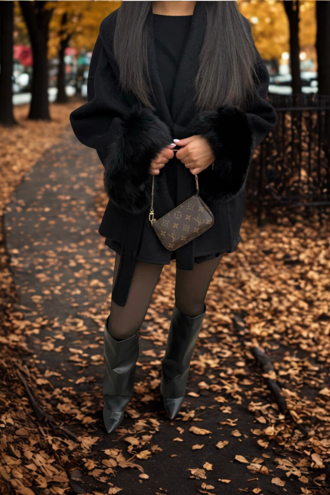 Agnès Paris | MANTEAU FOURRURE MANCHE