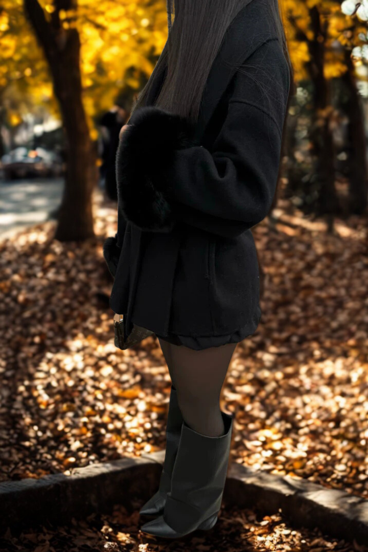 Agnès Paris | MANTEAU FOURRURE MANCHE