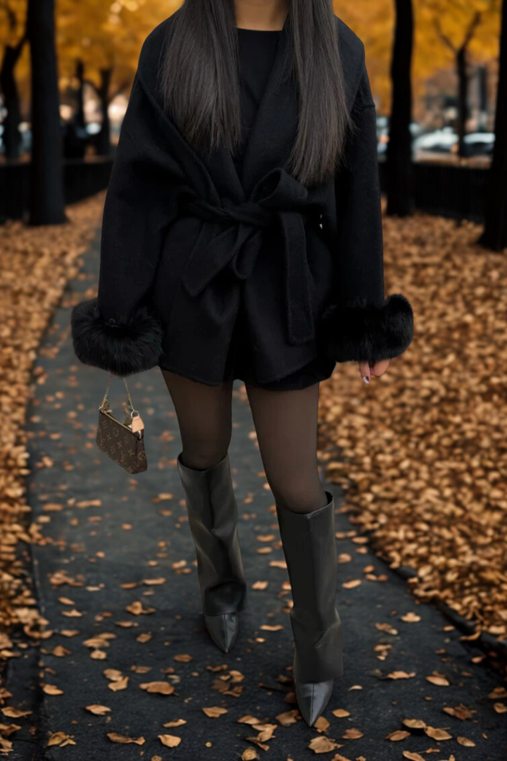 Agnès Paris | MANTEAU FOURRURE MANCHE