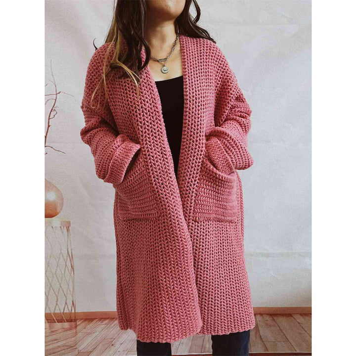 Agnès Paris | Cardigan Long Maille Épaisse Lucie