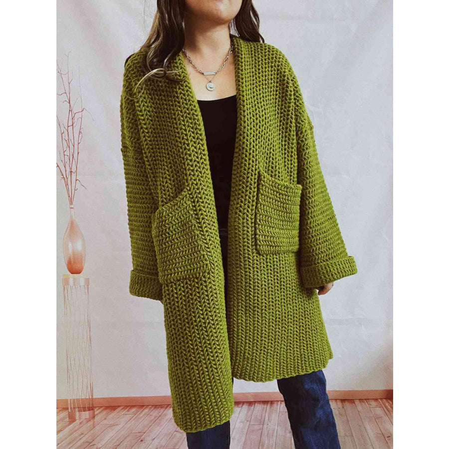 Agnès Paris | Cardigan Long Maille Épaisse Lucie