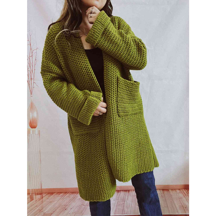 Agnès Paris | Cardigan Long Maille Épaisse Lucie