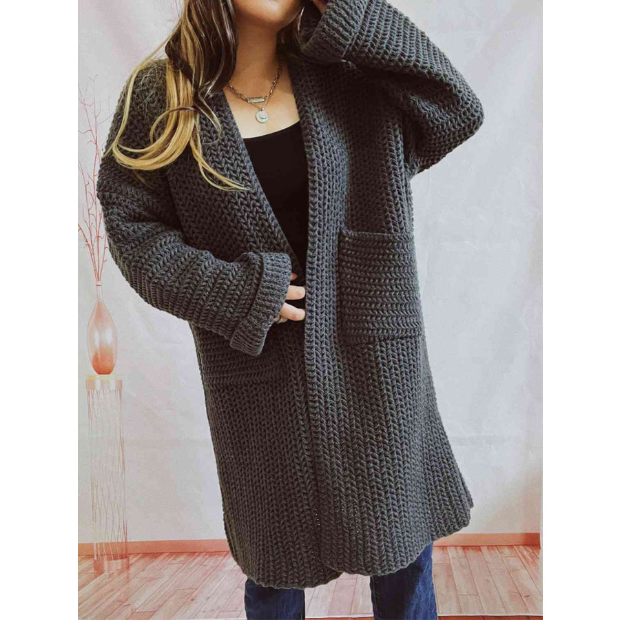 Agnès Paris | Cardigan Long Maille Épaisse Lucie