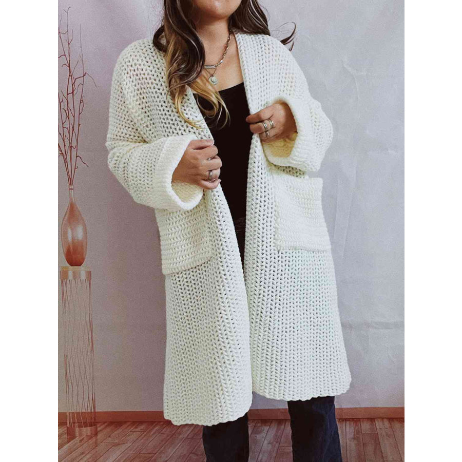 Agnès Paris | Cardigan Long Maille Épaisse Lucie